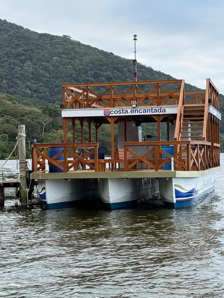 Catamarán en la Lagoa da Conceição